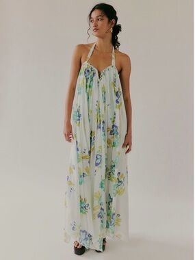 chinese dress ladies *RESTOCK* Rows of Roses Maxi Dress // Free People *XS-XL* main image 1